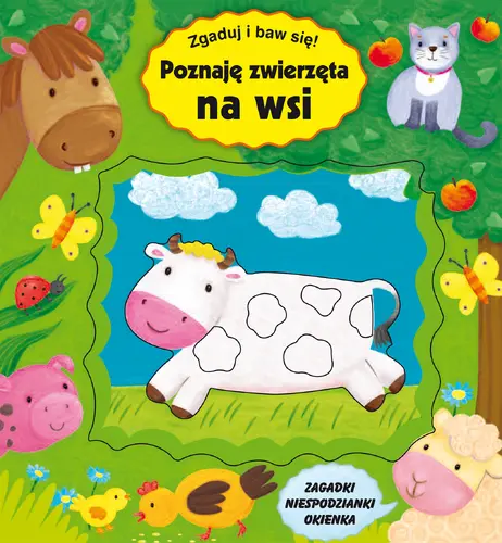 Okładka: Poznaję zwierzęta na wsi. Zgaduj i baw się!