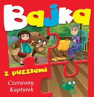 Okładka: Czerwony Kapturek. Bajka z puzzlami