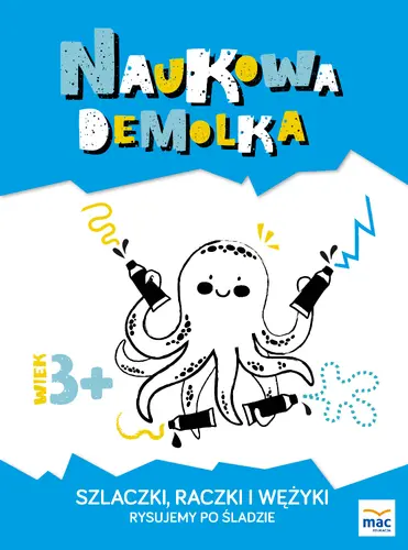 Okładka: Szlaczki, raczki i wężyki. Rysujemy po śladzie  3+