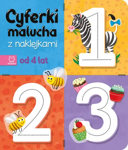 Okładka: Cyferki malucha z naklejkami. Od 4 lat
