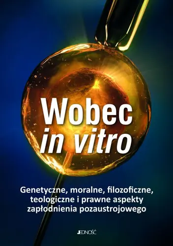 Okładka: Wobec in vitro.