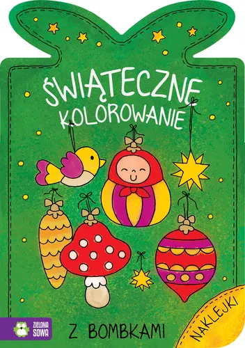 Okładka: Świąteczne kolorowanie z bombkami