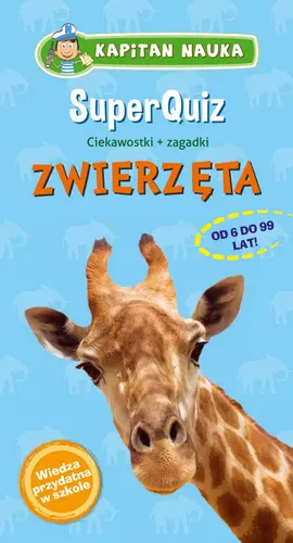 Okładka: SuperQuiz: Zwierzęta - Kapitan Nauka