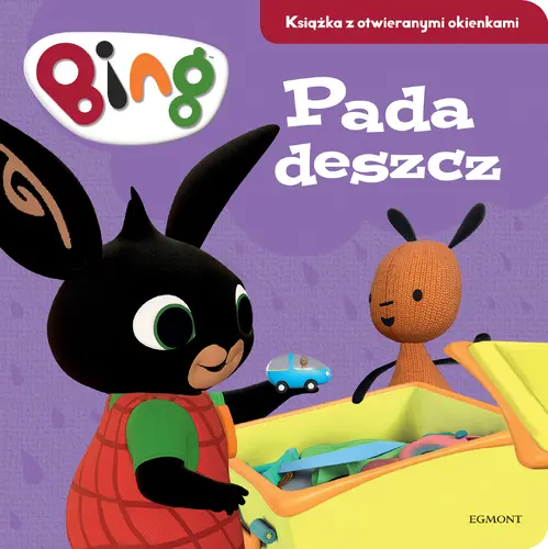 Okładka: Bing. Pada deszcz. Książka z otwieranymi okienkami