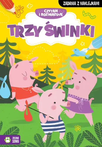 Okładka: Czytam i rozwiązuję. Trzy małe świnki