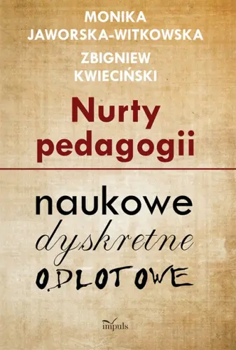 Okładka: Nurty pedagogii