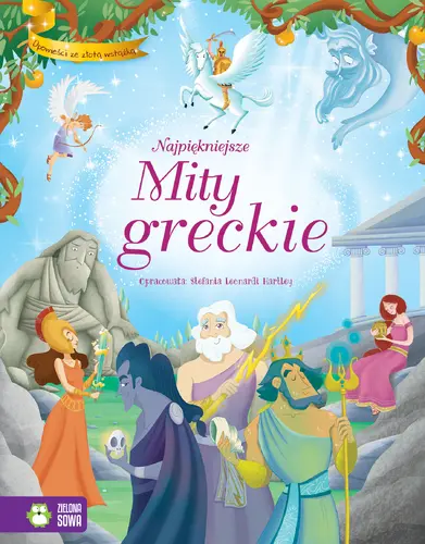 Okładka: Opowieści ze złotą wstążką. Najpiękniejsze mity greckie