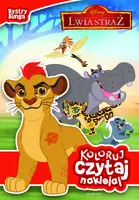 Okładka: Koloruj, czytaj, naklejaj. Lwia straż