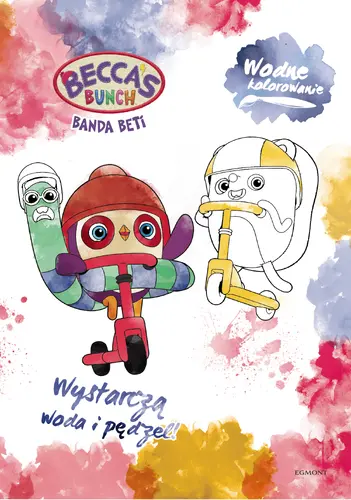Okładka: Banda Beti. Wodne kolorowanie
