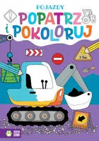 Okładka: Popatrz i pokoloruj. Pojazdy