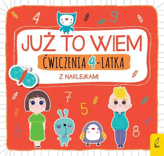Okładka: Już to wiem. Ćwiczenia 4-latka z naklejkami