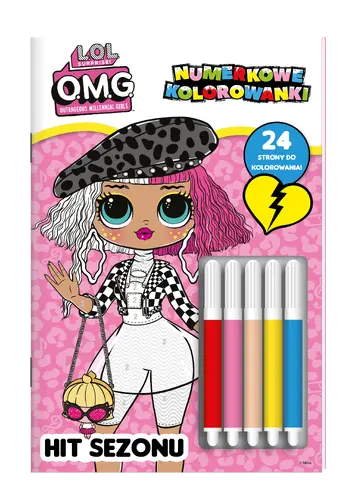 Okładka: L.O.L Surprise! OMG Numerkowe kolorowanki. Hit sezonu
