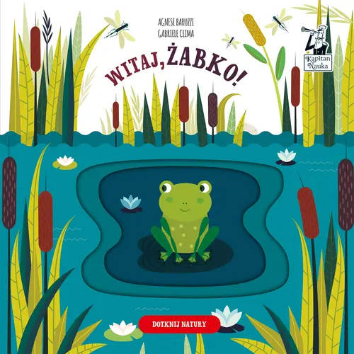 Okładka: Kapitan Nauka. Witaj żabko!