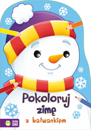 Okładka: Pokoloruj zimę z bałwankiem
