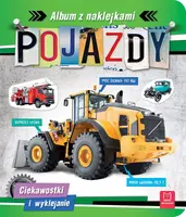 Okładka: Pojazdy. Album z naklejkami. Ciekawostki i wyklejanie