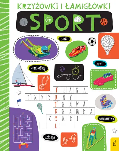 Okładka: Krzyżówki i łamigłówki. Sport