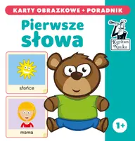 Okładka: Pierwsze słowa. Karty obrazkowe + poradnik. Kapitan Nauka