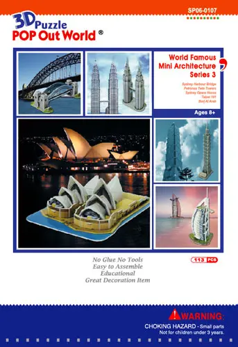 Okładka: PUZZLE 3D - Światowa architektura III