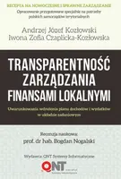 Okładka: Transparentność zarządzania finansami lokalnymi