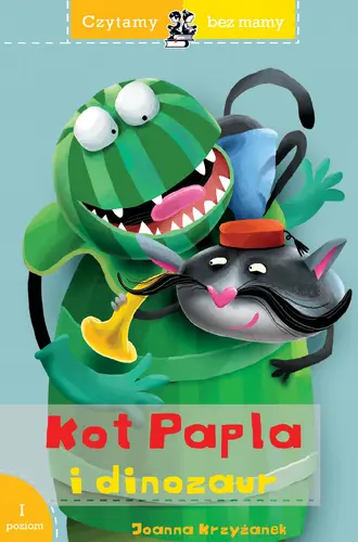 Okładka: Kot Papla i dinozaur