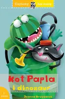 Okładka: Kot Papla i dinozaur