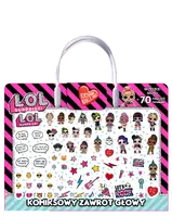 Okładka: L.O.L. Surprise! Kocham naklejać. Komiksowy zawrót głowy.