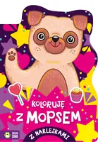 Okładka: Koloruję z mopsem