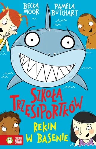 Okładka: Szkoła Trzęsiportków. Rekin w basenie