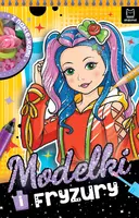 Okładka: Modelki i fryzury. Z naklejkami