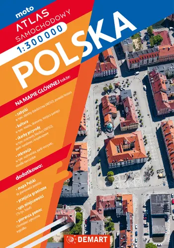 Okładka: Atlas samochodowy Polski 1:300 000