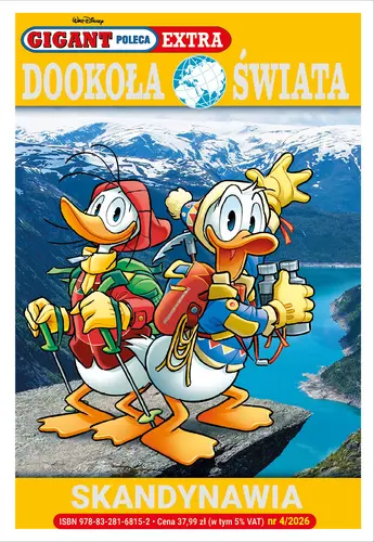 Okładka: Gigant Poleca Extra. Tom 4/2026. Dookoła świata. Skandynawia