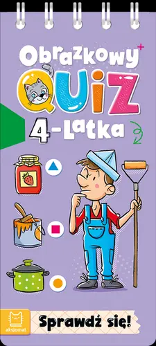 Okładka: Obrazkowy quiz 4-latka. Sprawdź się!