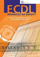 Okładka: ECDL Advanced na skróty