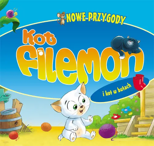Okładka: Kot Filemon i kot w butach
