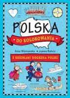 Okładka: Polska do kolorowania. Z kredkami dookoła Polski