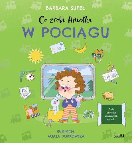 Okładka: Co zrobi Anielka w pociągu