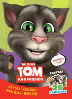 Okładka: Talking Tom & Friends. Czytaj, koloruj, naklejaj, baw się!