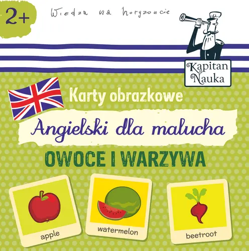 Okładka: Karty obrazkowe Angielski dla malucha Owoce i warzywa