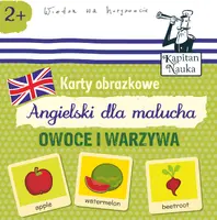 Okładka: Karty obrazkowe Angielski dla malucha Owoce i warzywa