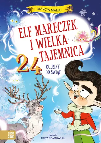 Okładka: Elf Mareczek i wielka tajemnica. 24 godziny do Świąt