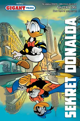 Okładka: Gigant Poleca. Sekret Donalda. Tom 4/2023