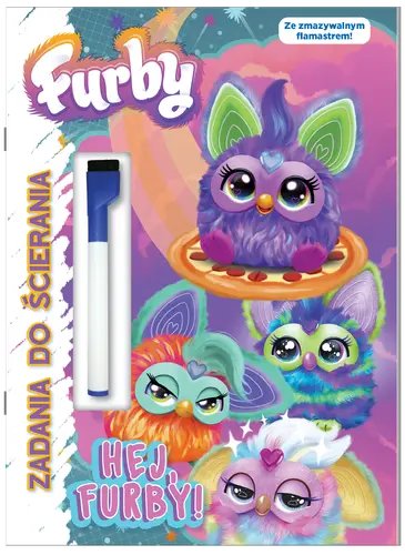 Okładka: Furby. Zadania do ścierania. Hej, Furby!