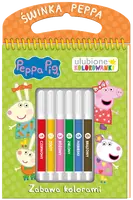 Okładka: Peppa Pig. Ulubione kolorowanki 3. Zabawa kolorami