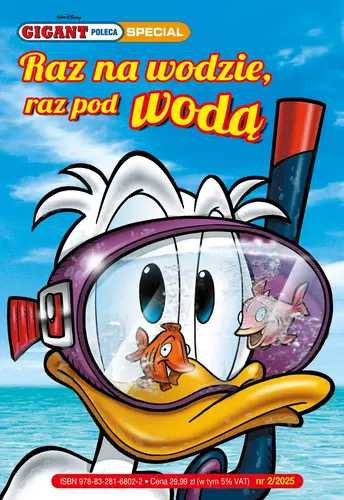 Okładka: Gigant Poleca Special. Raz na wodzie, raz pod wodą. Tom 2/2025