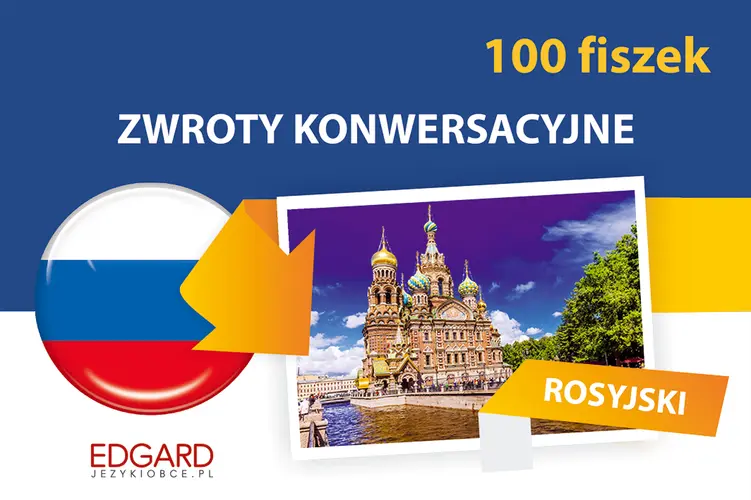 Okładka: Rosyjski. Zwroty konwersacyjne. 100 fiszek