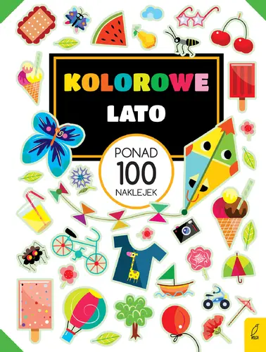 Okładka: Ponad 100 naklejek. Kolorowe lato