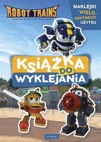 Okładka: Robot Trains. Książka do wyklejania