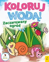 Okładka: Koloruj wodą. Zaczarowany ogród