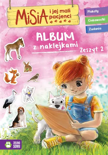 Okładka: Misia i jej mali pacjenci. Album z naklejkami. Zeszyt 2
