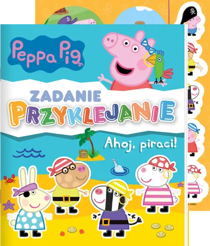 Okładka: Peppa Pig. Zadanie Przyklejanie cz. 6